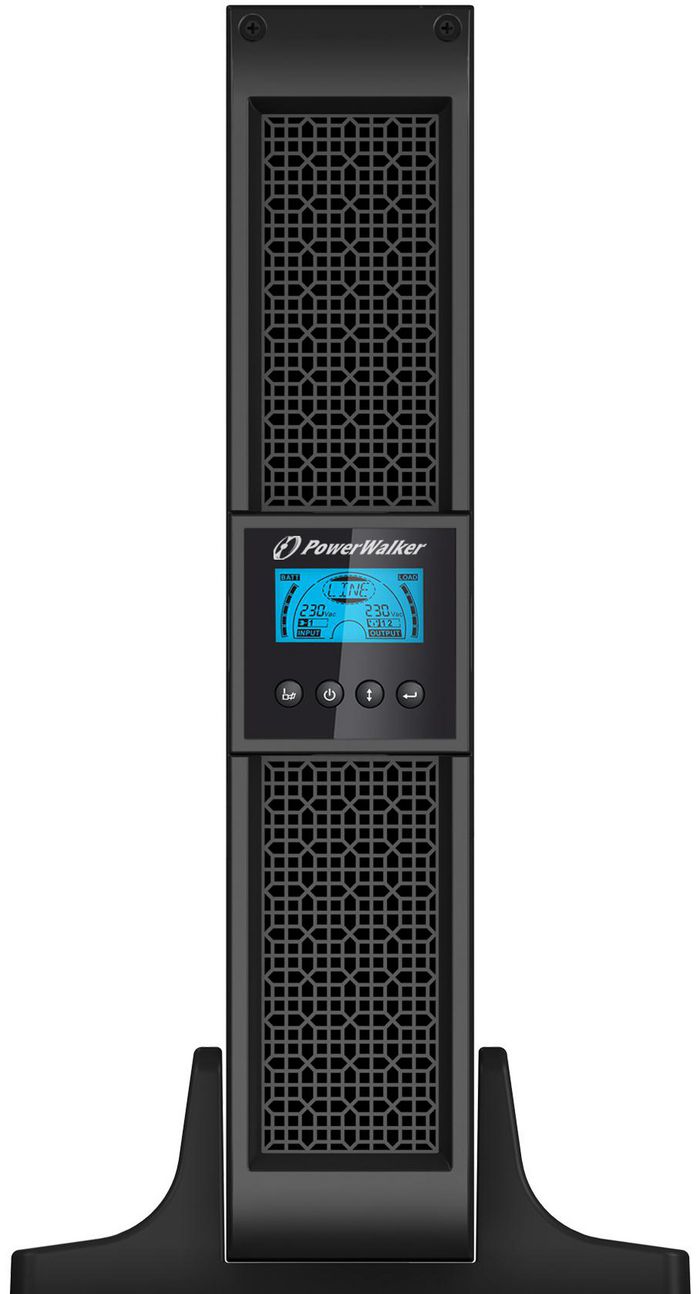 PowerWalker Vfi 1000Rt Lcd Uninterruptible Power Supply (Ups) Double-Conversion (Online) 1 Kva 900 W 8 Ac Outlet(S) - W128561201