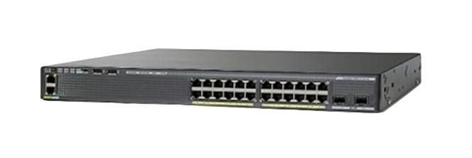 Cisco Catalyst 2960-XR, 24 x 10/100/1000 Ethernet, 4 x SFP, APM86392 600MHz dual core, DRAM 512MB, Flash 128MB, IP Lite - W124491203