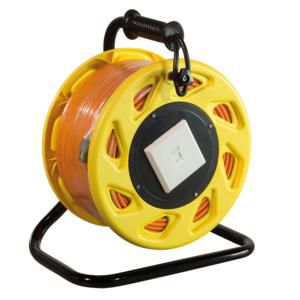 CQ5090S, LogiLink CAT.7A 1200 MHz LAN Cable on Spool with Cat.6A Keystone  Jack and Face Plate, 90m, orange