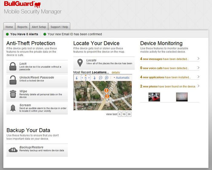 BullGuard BullGuard Mobile Security (Android for Smart Phone and Tablet)\1 Year\1 User\3 Devices - W125340898