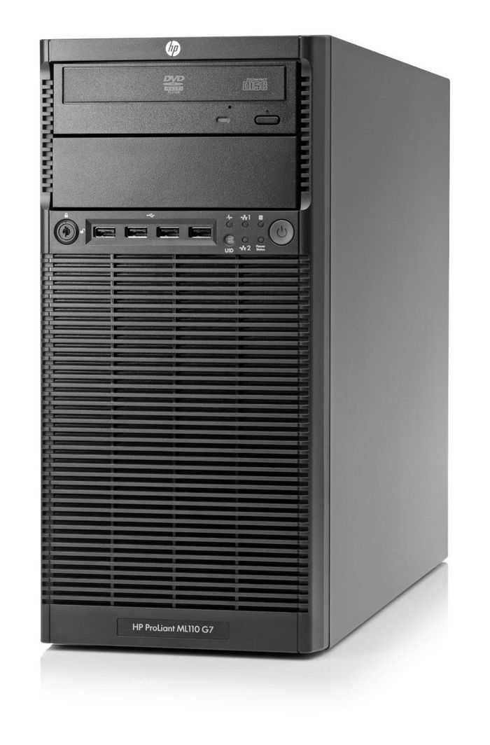 Hewlett Packard Enterprise Intel Xeon E3-1220 (3.10 GHz, 8 Mb L3), Intel C200, 2 Gb RAM, 250Gb HDD, DVD-ROM, Matrox G200, 2xRJ45, 350W, 4U - W124872962