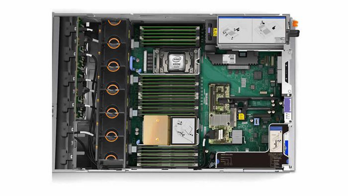 Lenovo Intel Xeon E5-2650 v4(30M Cache, 2.20 GHz), 16GB DDR4 2400 MHz, M5210, 8x 3.5" HS / 10, 4x GbE, 1x 750W HS / 2, 2U Rack, no/os - W124689044