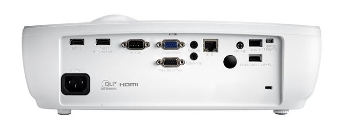 Optoma EH470, DLP, 1080p, 1920 x 1080, 5000 lumens, 20000:1, HDMI, VGA, USB, 1x 10W, 345 x 216 x 109 mm, White - W124592961