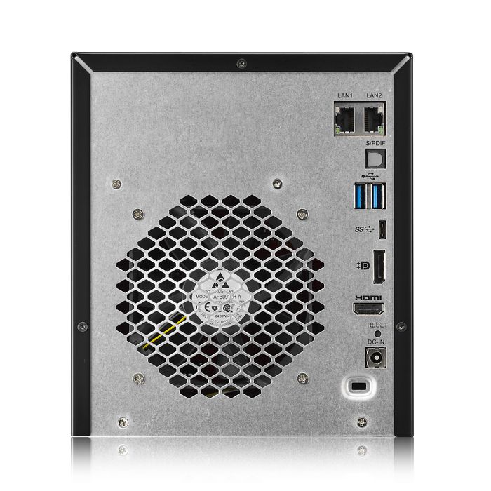 Thecus Celeron N3160 1.6 GHz, 4 GB DDR3, 60 GB SSD 2.5", 2x RJ-45, USB 3.0, HDMI, DP, SPDIF, 4x SATA, 192 x 172 x 250 mm - W124578306
