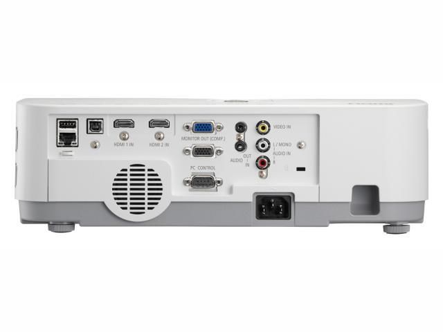 Sharp/NEC 3LCD, 1280 x 800, 16:10, 3300 ANSI lum, 235 W, 0.7–14.6 m, 2x HDMI, RCA, D-Sub 9 Pin, RJ-45, USB 2.0, 339 x 108.5 x 259 mm, 2900 g - W125306828