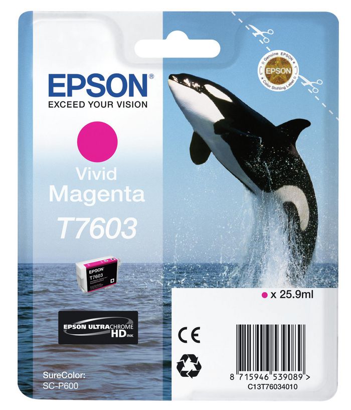 Epson T7603 Vivid Magenta - W124746805
