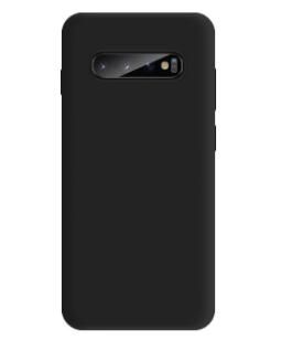 eSTUFF Black silk-touch silicone case for Samsung S10e - W124449341