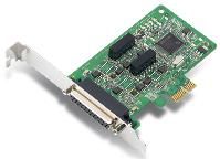 Moxa 2-port RS-422/485 low profile PCI Express x1 serial board with optical isolation (includes DB9 male cable) - W124814922