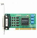 Moxa PCI board with 4 RS-232/422/485 ports, -40 to 85°C operation, 2 KV isolation - W125218149