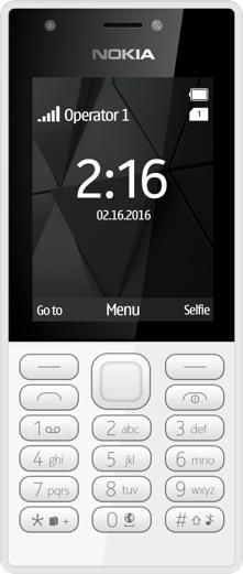 Nokia 2.4" 320 x 240 LCD, GSM, 0.3 MP, Bluetooth, MicroSD, Micro-USB, 1020 mAh - W125313200