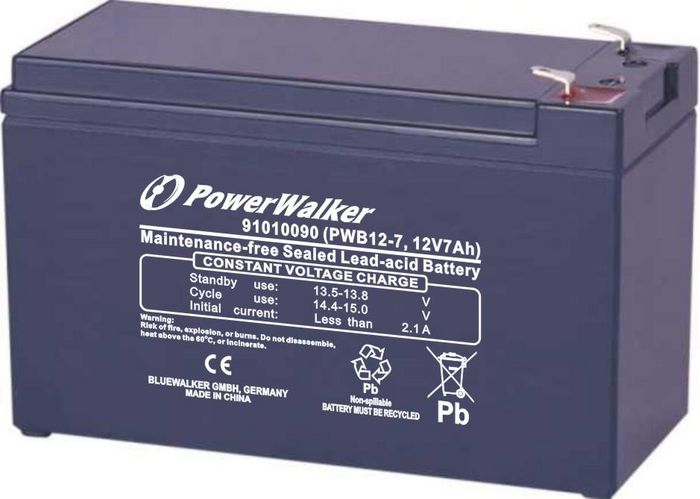 PowerWalker 7Ah, Lead Acid, 12V - W125188549