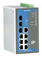 Moxa 10-ports, Gigabit Ethernet, Flow-control - W125014156