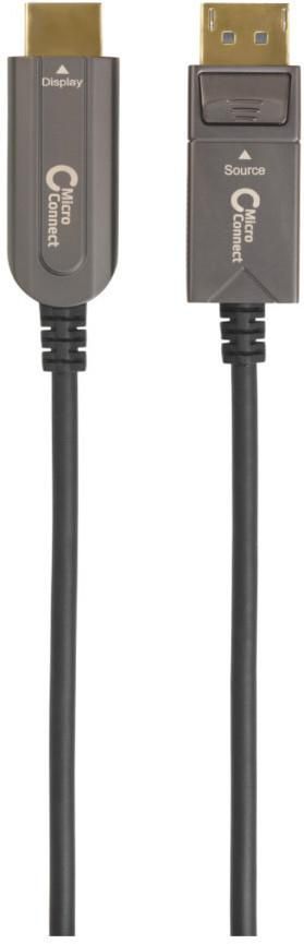 MicroConnect Premium Optic Fiber DisplayPort 1.4 - HDMI 2.0 Cable, 20m - W124548792