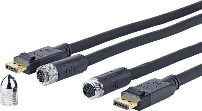 Vivolink DisplayPort Cross Wall cable, 15m, Black - W125329700