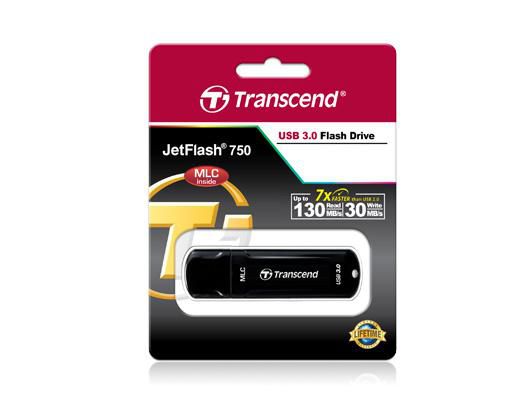 Transcend Transcend, JetFlash 750, 16GB, USB Type-A, USB 3.1 Gen 1 - W124576285