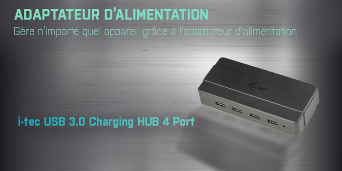 i-tec USB 3.0 Charging HUB 4 Port + Power Adapter - W124876253