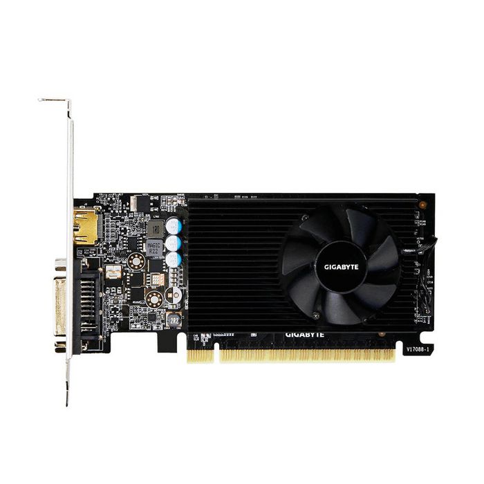 Gigabyte GeForce GT 730, 2048 MB, GDDR5, 64-bit, 5000 MHz, DL DVI-I, HDMI, 14.67x149.88x68.9 mm - W125254970