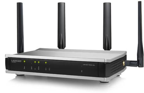 Lancom Systems High-performance 4G LTE VPN router with LTE Advanced, Wi-Fi, and Gigabit Ethernet - W125505472