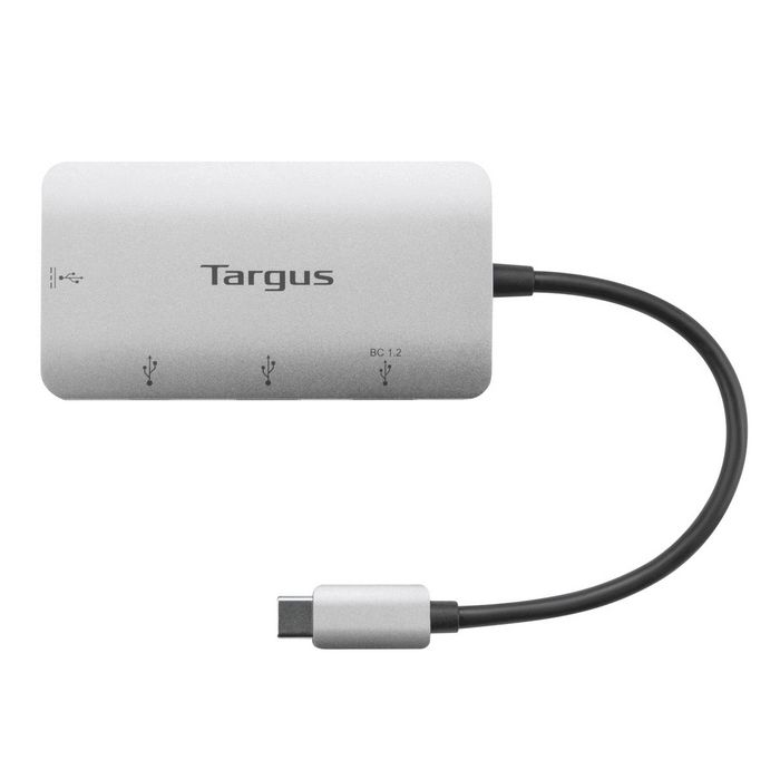 Targus USB-C Multi-Port Hub, 100W, 2x USB-A, 2x USB-C - W125507286