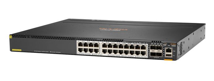 Hewlett Packard Enterprise Commutateur Aruba 6300M 24 ports HPE Smart Rate 1/2.5/5GbE Classe 6 PoE et 4 ports SFP56 - W125510788