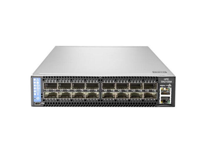 Hewlett Packard Enterprise StoreFabric SN2100M 100GbE 16QSFP28 Half Width Switch - W125515413