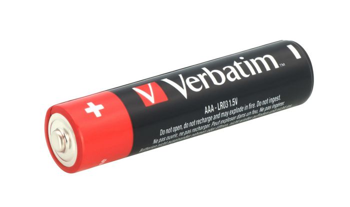 Verbatim AAA Alkaline Batteries, 1.5V, 10 Pcs - W125625545