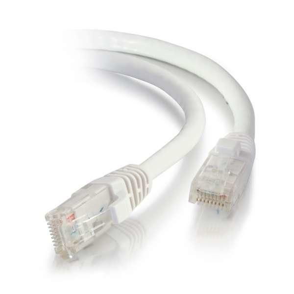 C2G 2m Cat6A Booted Unshielded (UTP) Low Smoke Zero Halogen (LSZH) Network Patch Cable - White - W125626878