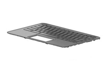HP Keyboard/top cover (includes keyboard cable) - W125647560