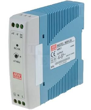 Moxa DIN-RAIL 15VDC FORSYNING, -20 - W124688274