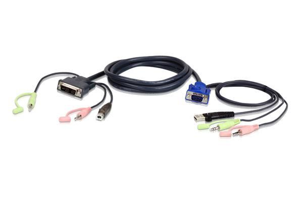 Aten VGA USB to DVI KVM Cable 3m - W124907581