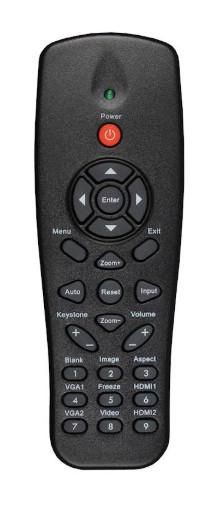 Optoma Remote for ZW400UST/USTi - W124519932