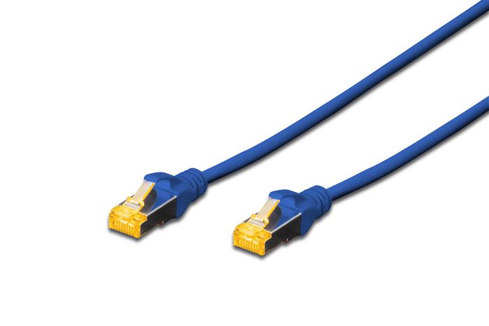 Digitus CAT 6A S-FTP patch cable, Cu, LSZH AWG 26/7, length 15 m, color blue - W125508591