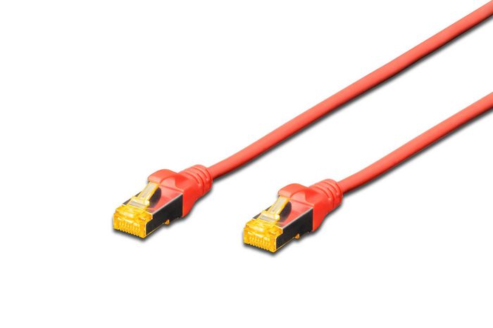 Digitus CAT 6A S-FTP patch cable, Cu, LSZH AWG 26/7, length 15 m, color red - W125508592