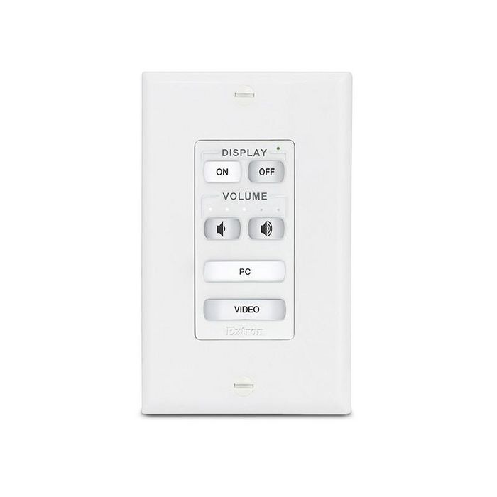 Extron MLC 62 RS D, MediaLink Controller with RS-232 Control - Decorator-Style Wallplate, Black - W125480457