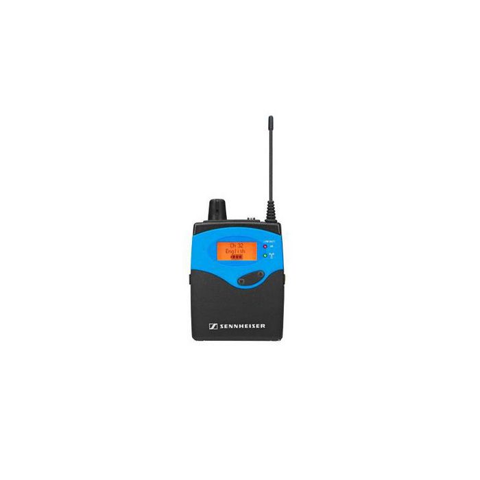 Sennheiser 626 - 698 MHz, 90 dBA, 100 mW, 42 kHz, 2x AA, 3 V, 62 x 24 x 82 mm, 125 g - W125399219