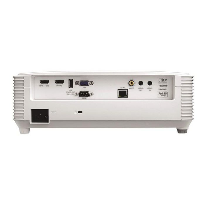 Optoma 3600 ANSI, WUXGA (1920x1200), DLP, 20000:1, 16:10, 1.58:1 - 2.06:1, HDMI, VGA, USB, LAN, RS232, 27 dB, 2.95 kg, White - W124449058