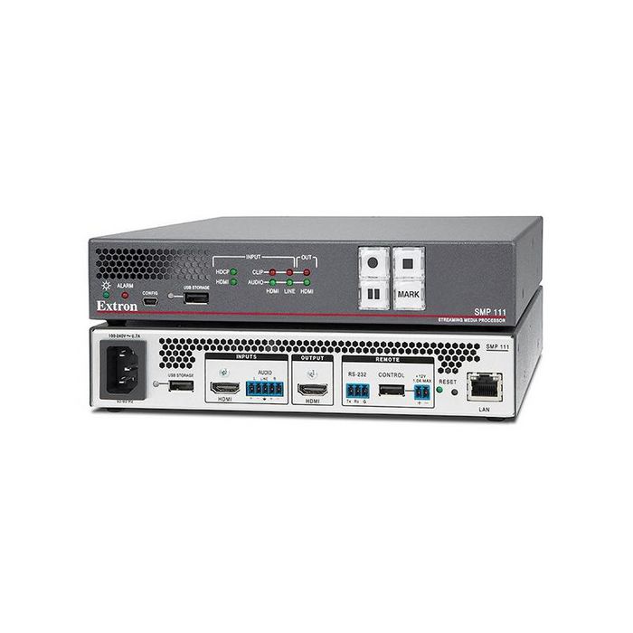 Extron Single Channel H.264 Streaming Media Processor, Single Channel Recorder – 32 GB - W125025900