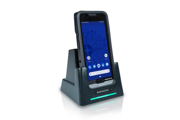 Datalogic Memor 20 Full Touch PDA, EMEA+ROW, Wi-Fi+LTE, Ultra-slim 2D Imager w Green Spot, Android v9 with GMS (includes Battery, USB cable, Handstrap Light) - W125648529