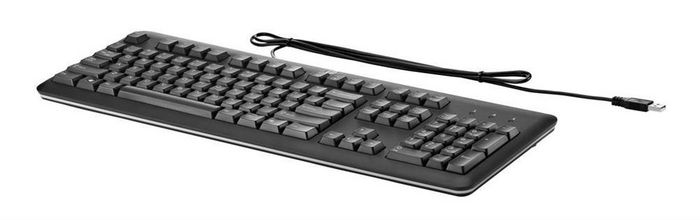HP Keyboard Norwegian Black - W125269383