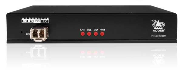Adder link XD150FX Pair Single mode DVI video extender - W125079391