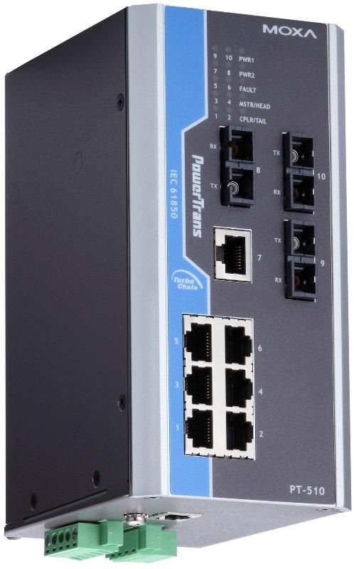 Moxa IEC 61850-3, 10-PORT MANAGED S - W125121036