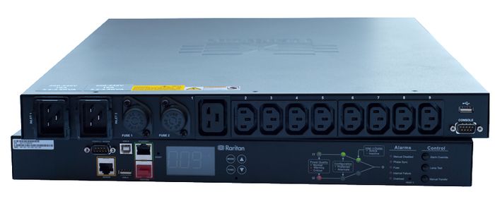 Raritan 1U, 8x C13, 1x C19, 10/100 Ethernet, 200 - 240 V, 16 A - W124969443