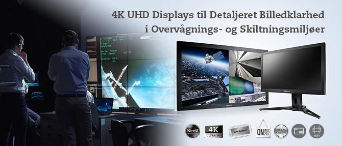 Neovo 42.5” UHD MVA, 500 cd/m2, 3000 : 1, 178°/178°, 5 ms, 8 W x 2, D-Sub, DVI-D, HDMI, DisplayPort, Service Port - W125406307