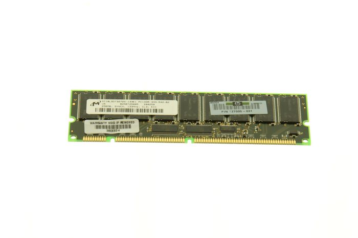 Hewlett Packard Enterprise 256MB, 133MHz ECC SDRAM buffered DIMM - W124871312