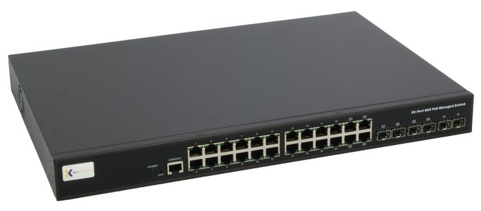Barox 19"-switch with management and 24 Ports PoE + - W125434187