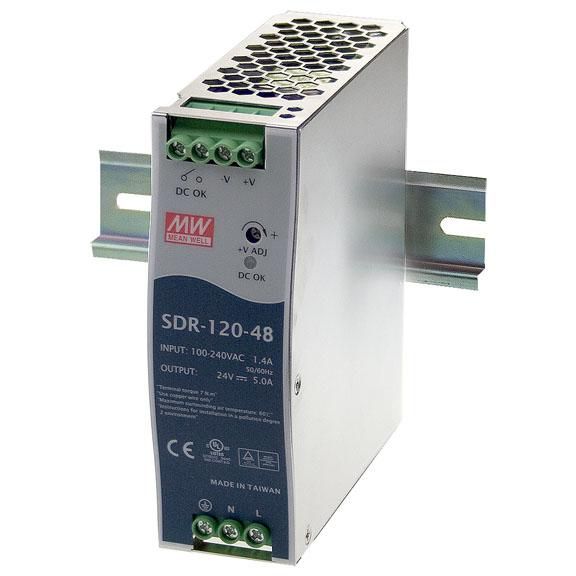 Moxa DIN-RAIL 48VDC FORSYNING, -25 - W124419607