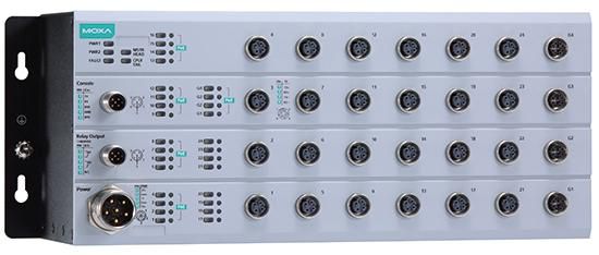 Moxa EN 50155 12+4G/24+4G-port Gigabit Ethernet switches with up to 20 PoE ports - W124421970
