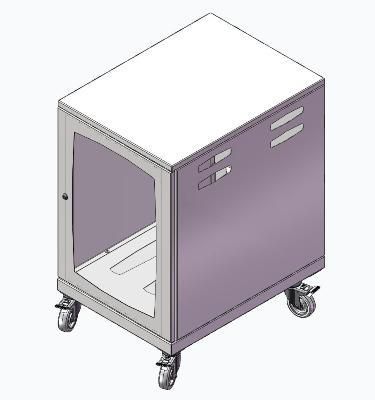 Unicol AVR5 Lockable cabinet w/wheels - W125406976