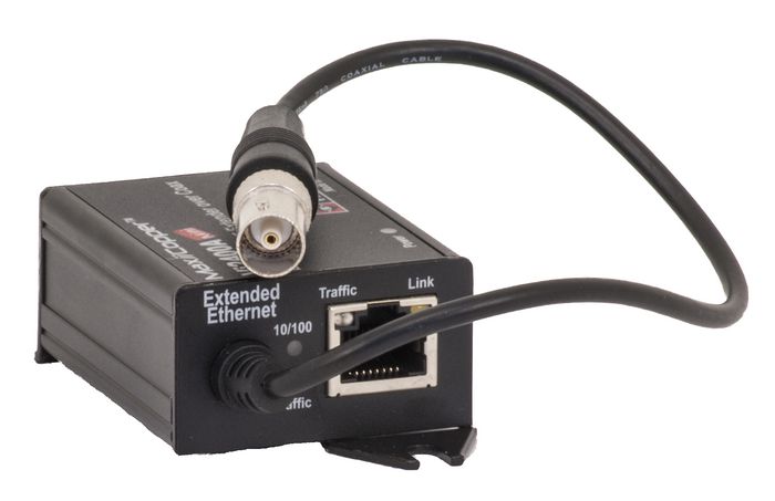 Barox IP / PoE extender via coaxial cable, Fast Ethernet, 1 x BNC, 1 x RJ-45, PoE/PoE+ - W125445529