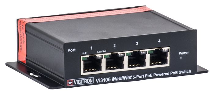 Barox PoE switch with uplink via UTP, 4-Port - W125430559